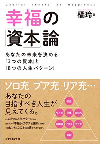 【終了】2017年8月の読書会『幸福の資本論 - あなたの未来を決める 「3つの資本」と「8つの人生パターン』橘玲